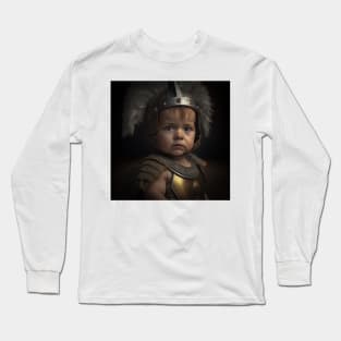 A Cute Gladiator Baby Long Sleeve T-Shirt